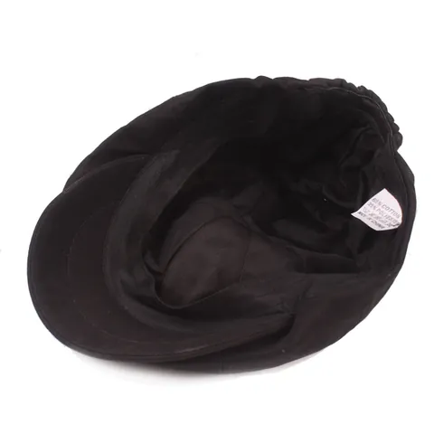 Casquette Gavroche Vintage Hommes Femmes Mélange Coton Bérêt Octogonal Bord Court Respirant Pare-soleil Casual Couleur Unie