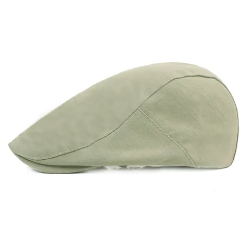 Coppola in Cotone Vintage Stile Britannico Berretto a Becco d'Anatra per Uomo Donna Traspirante Protezione Solare Outdoor Casual Newsboy Cap