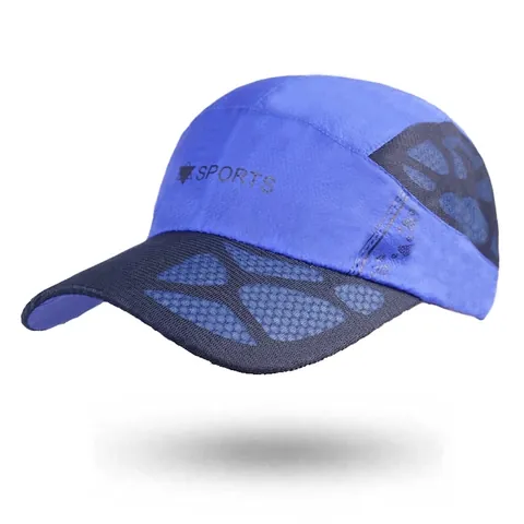 Casquette de Baseball de Sport de Plein Air Homme Maille Respirante Séchage Rapide Chapeau de Soleil Réglable Femme Été