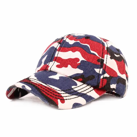 Unisex Camouflage Baseball Cap 100% Cotton Adjustable Casual Outdoor Sun Protection Hat For Men Women Sport Performance Headwear