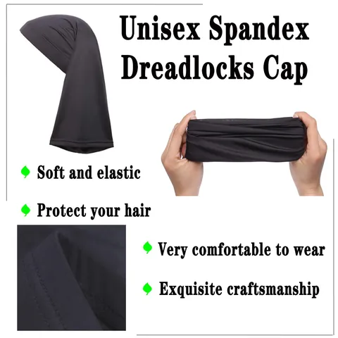 Milk Silk Elastic Hijab Underscarf Cap Unisex Dreadlocks Protection Headwrap Plain Solid Color Breathable Muslim Base Layer Hat