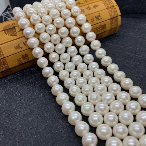 Natural Freshwater Pearl Beads AAA Grade White Round Loose Beads For DIY Necklace Bracelet Jewelry Making Gift Women