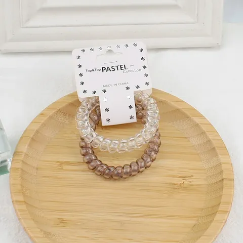 Spiralhaargummis Telefonkabel Elastische Haarbänder Keine Knicke Harz Kunststoff Haarschmuck Für Damen Mädchen Täglich Styling