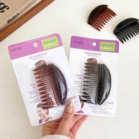 Invisible Hair Volumizing Insert Comb Resin Hair Root Lifting Clip Fluffy Ponytail Pad Princess Hair Styling Headwear