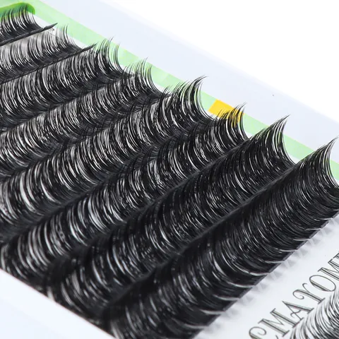 DIY Cluster Eyelash Extension Kit Segmented Individual False Eyelashes C Curl Natural Thick Reusable Eyelashes Extension For Women Makeup