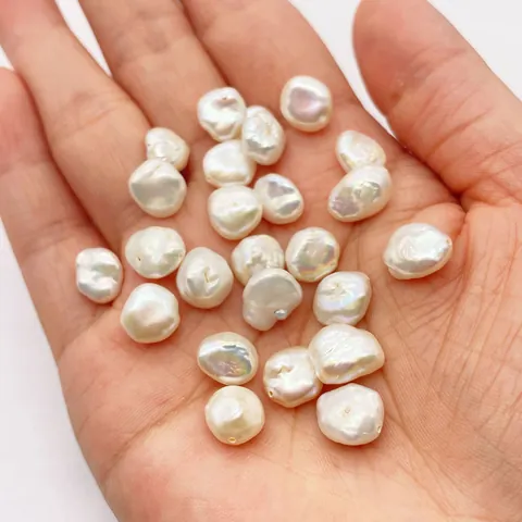 Natural Freshwater Pearl Loose Beads Irregular Baroque Pearl Straight Hole For DIY Jewelry Making Accessories