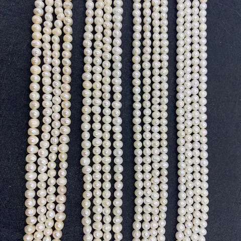 Hoogwaardige Natuurlijke Zoetwaterparels Kralen Aardappelvorm Losse Strengen Voor DIY Sieraden Maken Ketting Armband Accessoire