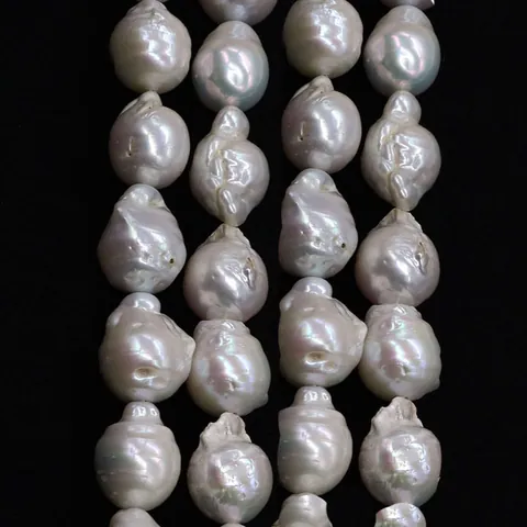 Natuurlijke Zoetwater Barokparels Losse Kralen Onregelmatige Staartvorm Hoogglans Witte Parels Voor DIY Sieraden Maken Accessoires