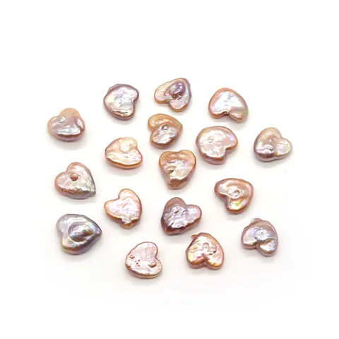Natuurlijke Zoetwaterparel Hartvorm Barok Losse Kralen Geen Gat DIY Sieraden Ambachtelijke Accessoires Elegant