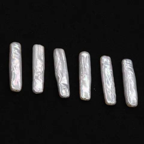 Natuurlijke Zoetwater Barok Zoetwaterparels Losse Kralen Stokvormig Rechthoekig Voor DIY Sieraden Maken Accessoires Vrouwen