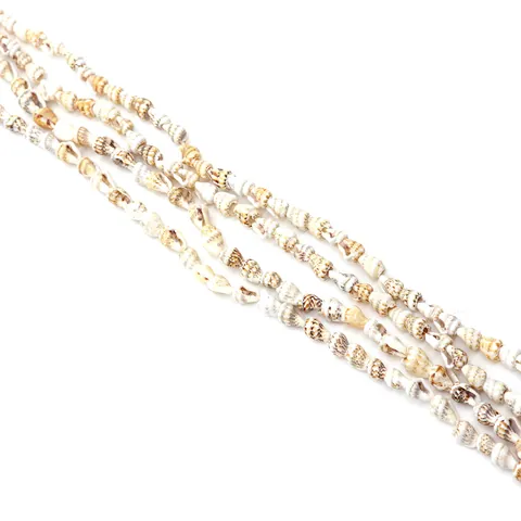 Natural Shell Beads Spiral Conch Shell Loose Beads For DIY Necklace Bracelet Making Handmade Jewelry Findings Accessories