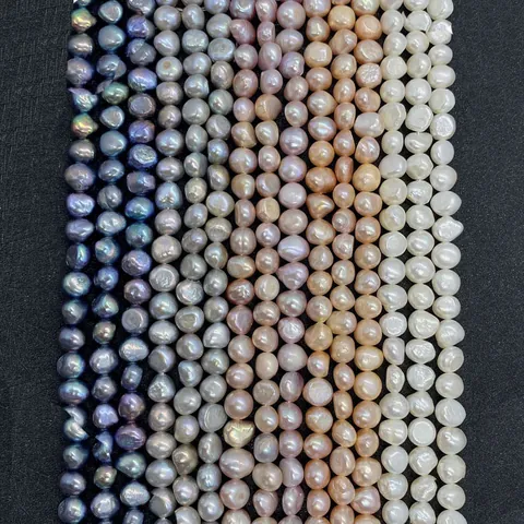 Natural Freshwater Pearl Beads Baroque Irregular Shape High Luster Polished Loose Beads For DIY Jewelry Making Necklace Bracelet Accessory