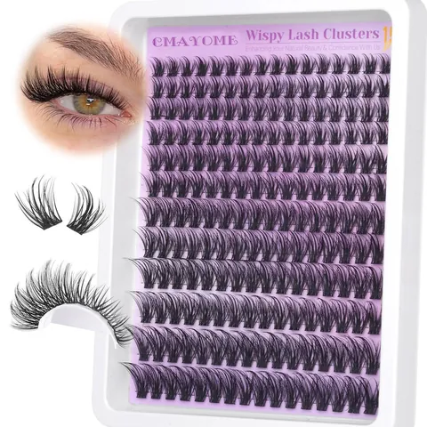 DIY Wispy Lash Clusters Extension With Bond Seal Remover Tweezers Beauty Tool Individual Eyelashes For Women Professional