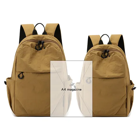 Mochila de Nailon Minimalista Ligera Impermeable Pequeña Grande Casual Viaje Escuela Para Hombres Mujeres