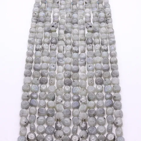 Natural Irregular Labradorite Loose Beads For DIY Jewelry Making Polished Grey Flash Stone Nugget Beads Jewelry Findings