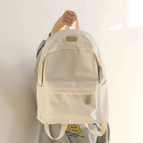 Wasserdichter Oxford-Gewebe Rucksack Große Kapazität Schulrucksack Für Studenten Einfacher Lässiger Tagesrucksack Unisex