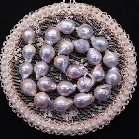 Natural Freshwater Baroque Pearl Loose Beads Irregular Tail Shaped Cultured Pearls For DIY Jewelry Making Accessory Craft Supplies