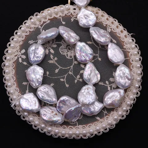 Natural Freshwater Baroque Pearl Beads Irregular Teardrop Shape Cultured Loose Beads For DIY Jewelry Making Women Gift