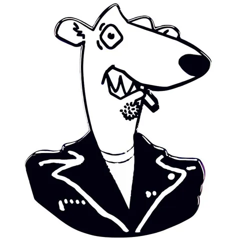 Spilla in Smalto Punk Rock Cartoon Donnola che Fuma in Giacca di Pelle Distintivo in Metallo per Zaino Vestiti Giacca Accessori Unisex Regalo