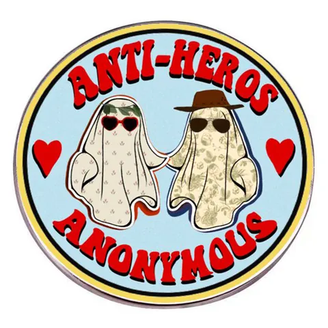 Pin de Esmalte de Fantasma de Dibujos Animados Broche de Insignia de Metal Redondo Con Cierre de Mariposa Para Mochila Ropa Sombrero Accesorios Joyería Regalo Unisex