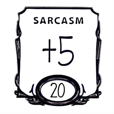 Humorvoller Sarkasmus Emaille Pin RPG Stil Schild Abzeichen Legierung Lackierte Brosche Schwarz Weiß Zubehör Für Rucksack Kleidung