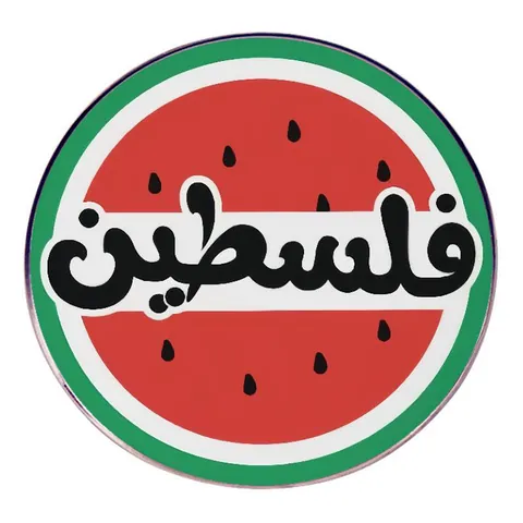 Palästina Wassermelone Emaille Pin Abzeichen Für Kleidung Taschen Rund Metall Legierung Palästina Frieden Brosche Schmuck
