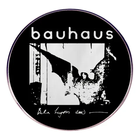 Broche Vintage Punk Bauhaus Band Bela Lugosi's Dead Badge Rond En Alliage Pour Fans Musique Gothique Accessoire Unisexe Épingle