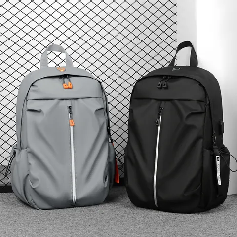 Large Capacity Waterproof Backpack For Men Women With USB Charging Port Oxford Fabric Travel School Casual Daypack Laptop Bag
