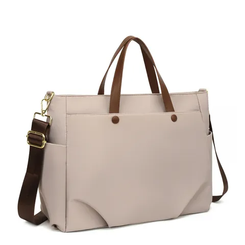 Women Laptop Bag Large Capacity Shoulder Tote Briefcase Oxford Cloth Travel Business Commuter Handbag Fits Notebook