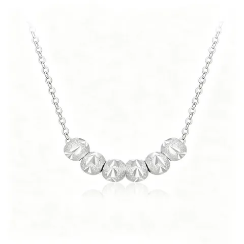 S925 Sterlingsilber GlüCkskugel Halskette FüR Damen Minimalistische Zierliche SchlüSselbeinkette Gold Silber Plattiert Geometrische Sternmuster Schmuck Geschenk