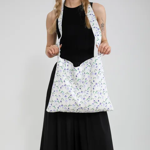 Large Capacity Leopard Floral Printed Canvas Tote Bag Women Fashion Casual Shoulder Bag Hobo Bag With Wide Knot Strap