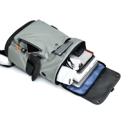 Zaino per Laptop in Tessuto Oxford Urbano Moderno Resistente all'Acqua Borsa per Computer da 16 Pollici Con Porta USB per Pendolari