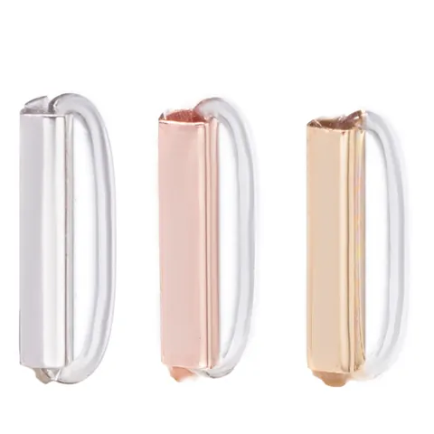 DIY Armband Zubehör Metallrohr Silikon Sicherheitsstopper Für Schmuckherstellung Gold Silber Roségold Beschichtete Teile