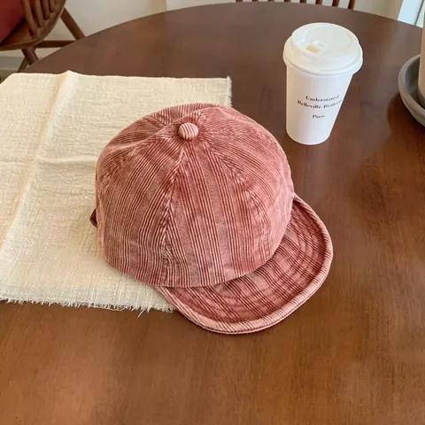 Gorra De Béisbol Vintage De Pana Con Visera Suave Para Hombre Mujer Lavado Visera Corta Estilo Japonés Streetwear Gorra De Skate Al Aire Libre