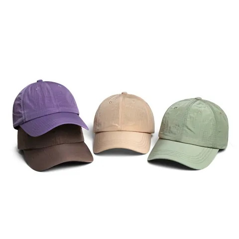 Ripstop Nylon Waterproof Sun Protection Baseball Cap Men Outdoor Quick Dry Adjustable Grid Functional Cycling Hat