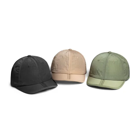 Quick Dry Baseball Cap Short Brim Outdoor Lightweight Breathable Sun Hat Adjustable Ripstop Nylon Sport Hat Women Men
