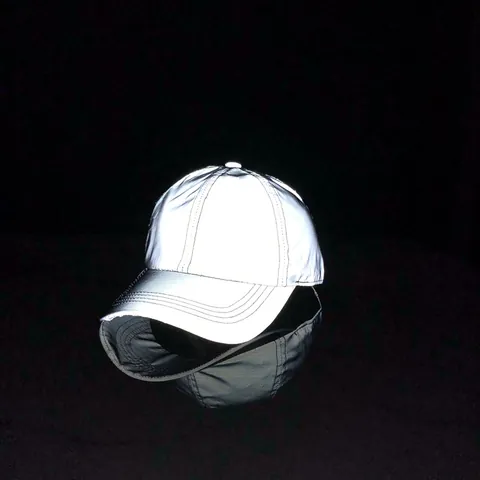 Unisex Reflective Hat High Visibility Japanese Style Baseball Cap Bucket Hat Sun Visor For Night Safety Outdoor Hip Hop Fashion Accessory