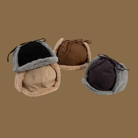 Colbacco Invernale Per Donna Uomo Antivento Cappello In Pelliccia Sintetica Con Paraorecchie Termico Da Esterno Caldo Bomber Pilot