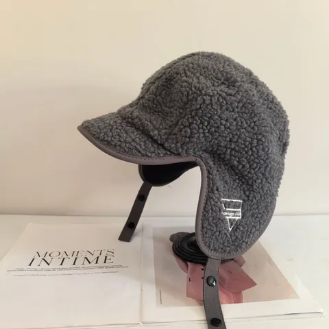 Winter Lammswolle Aviator Hut Für Damen Herren Warm Winddicht Uschanka Mit Ohrenklappen Verstellbar Sherpa Fleece Pilotenkappe