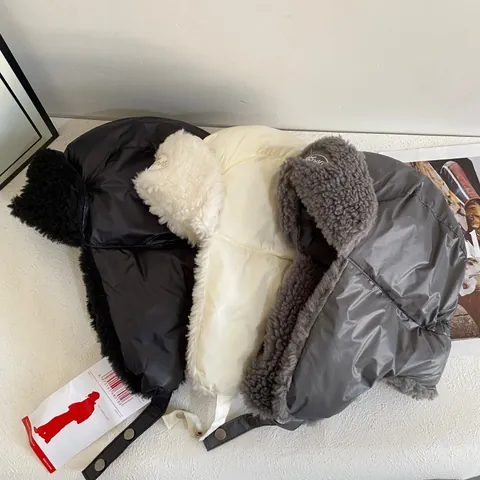 Gorro De Trampero Cálido De Invierno Para Mujer Hombre Gorro De Aviador Acolchado Resistente Al Viento Con Forro De Piel Sintética