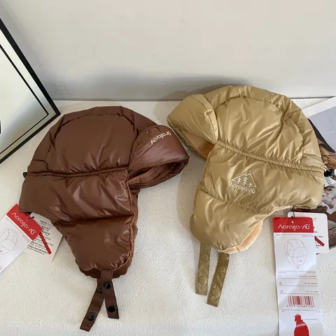 Winter Warmer Winddichter Gesteppter Nylon Trapper Hut Mit Ohrenklappen Fleece-Gefüttert Unisex Pilotenmütze Für Outdoor Radfahren Ski