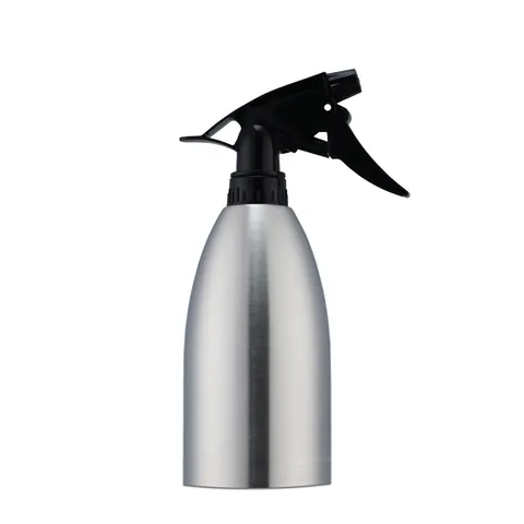 Flacone Spray in Acciaio Inossidabile 304 Spazzolato e Dispenser a Pompa per Lozione per Bagno Cucina Contenitore per Liquidi Ricaricabile Moderno