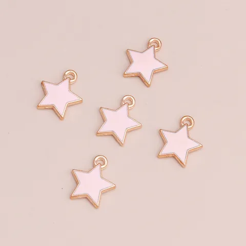 Alloy Emaille Pentagram Bedeltjes Voor DIY Sieraden Maken Stervormige Hangers Voor Ketting Armband Oorbel Accessoires