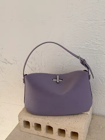 Damen Minimalistische PU Leder Baguette Tasche Retro Anspruchsvolle Handtasche Casual Schulter Umhängetasche Halbmond Tasche Mit Bär Anhänger