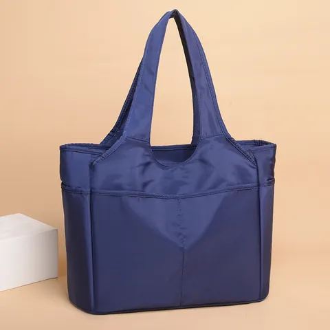 Damen Oxford Gewebe Tragetasche Mit Großer Kapazität Multi-Tasche Wasserdichte Nylon Umhängetasche Casual Handtasche Reise Wickeltasche