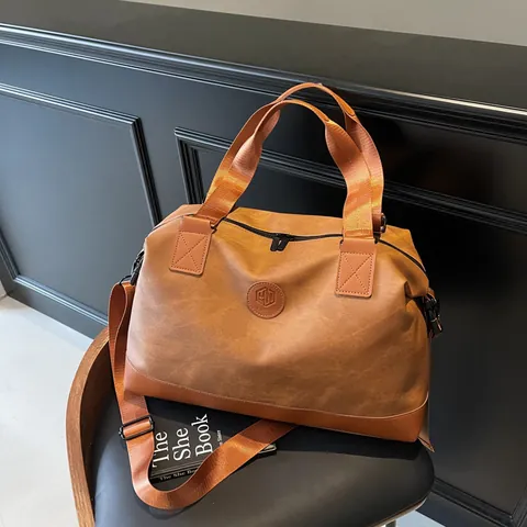 Bolso de Viaje de Gran Capacidad para Mujer Impermeable Tela Oxford Separación Seco Húmedo Bolso de Deporte Gimnasio Equipaje