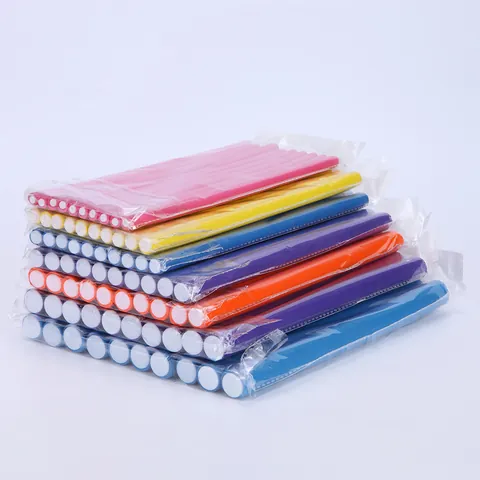 Heatless Hair Rollers Flexible Curling Rods Rubber Foam Hair Curlers For Women No Heat Soft Hair Styling Tools For Long Short Hair