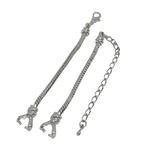 Mode Kupfer Versilbert Schlangenknochenkette Uhrenarmband DIY Schmuckherstellung Zubehör Damen Ersatz Armband Uhr Armband