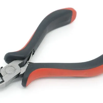 Professional Stainless Steel Diagonal Pliers Side Cutters With Red Black Handle For Jewelry Making DIY Craft Tool