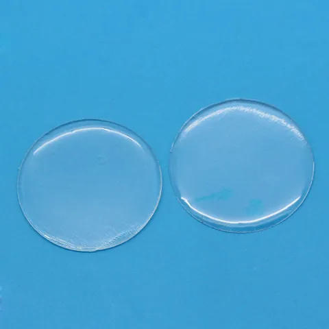 Adesivi Autoadesivi in Resina Rotonda Chiara per Fai da Te Creazione di Gioielli Artigianato Scrapbooking Cabochon a Cupola Epossidica Trasparente